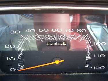 1967 Plymouth Satellite View of Odometer